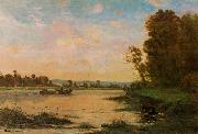 Charles-Francois Daubigny Summer Morning on the Oise China oil painting reproduction